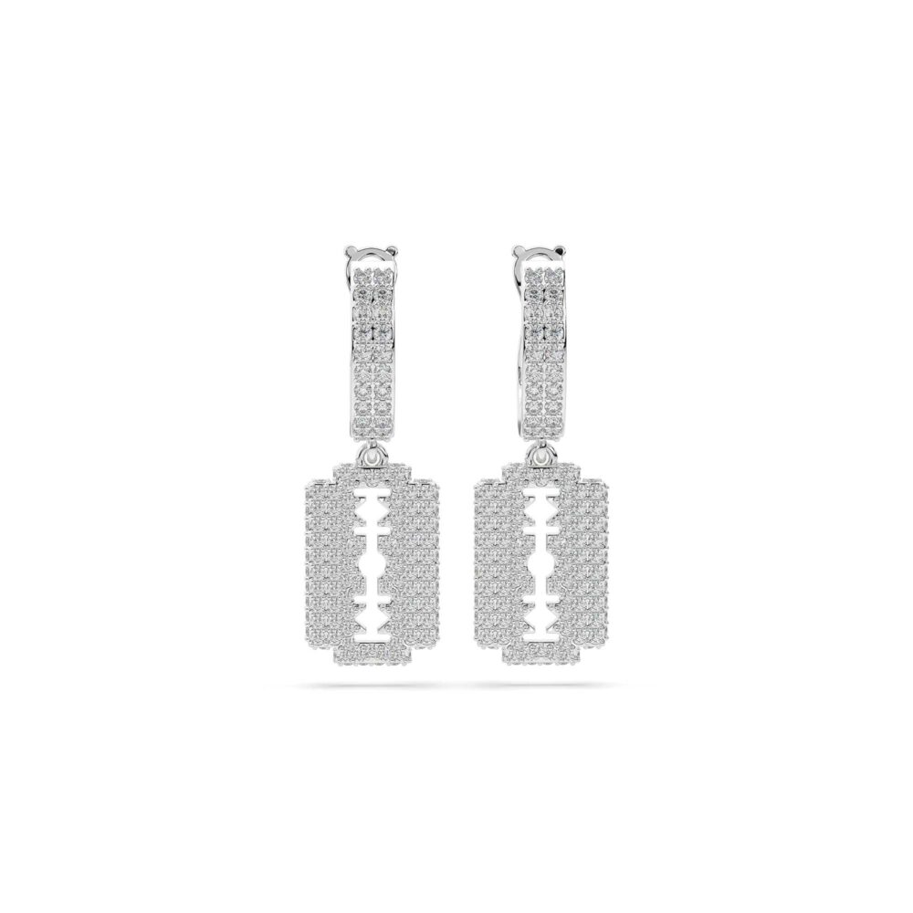 Bông Tai Bạc The Razor BT007