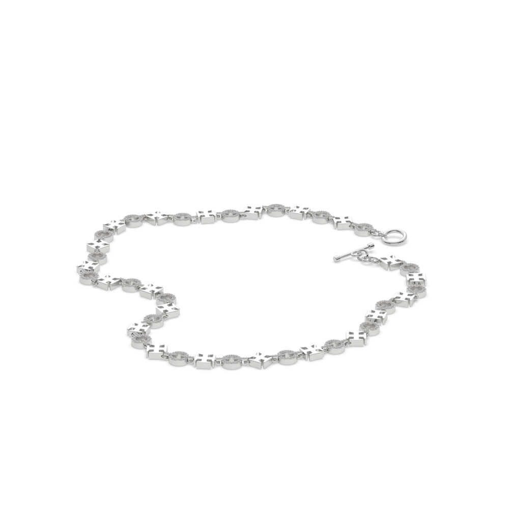 Dây chuyền Iplus Classic đính đá DC027