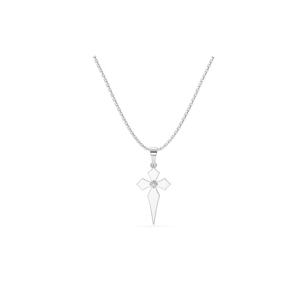 Mặt Dây Chuyền Christian Cross Đính Đá MDC010