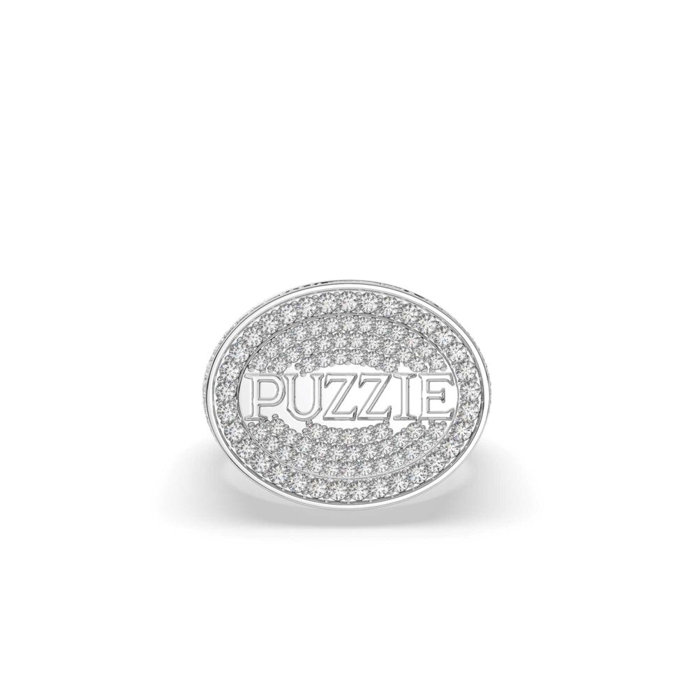 Nhẫn Tròn Chữ Puzzie NU014
