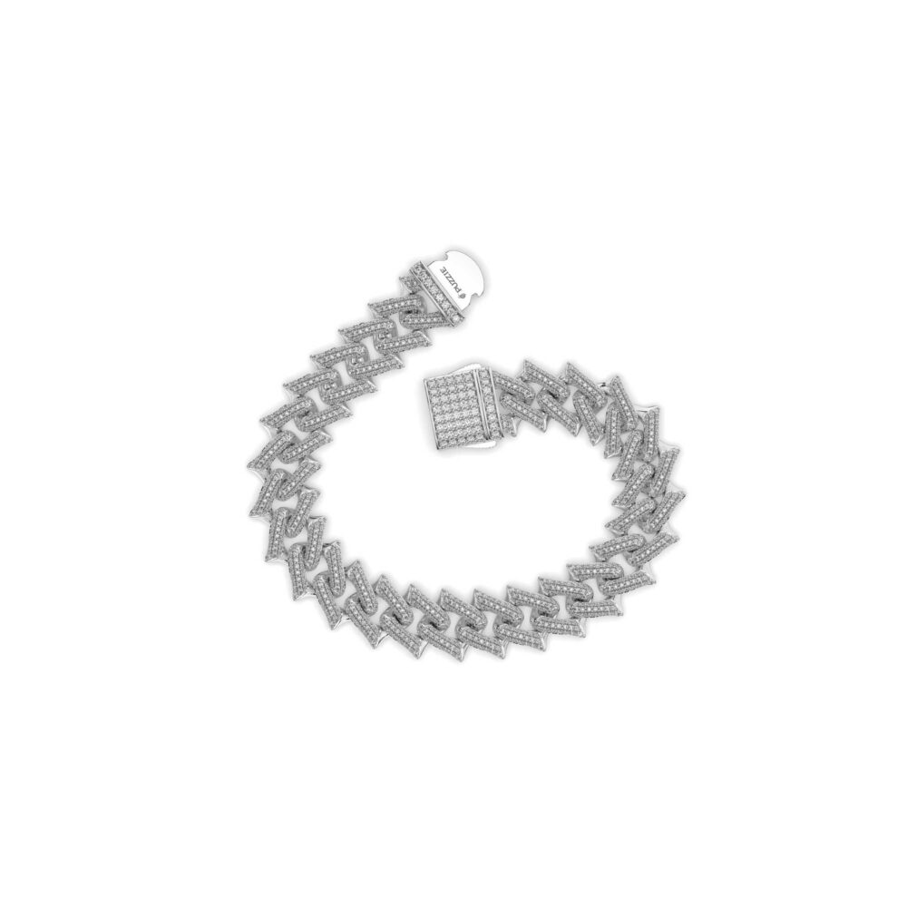 Vòng Tay Cuban Mắt Vuông VT042