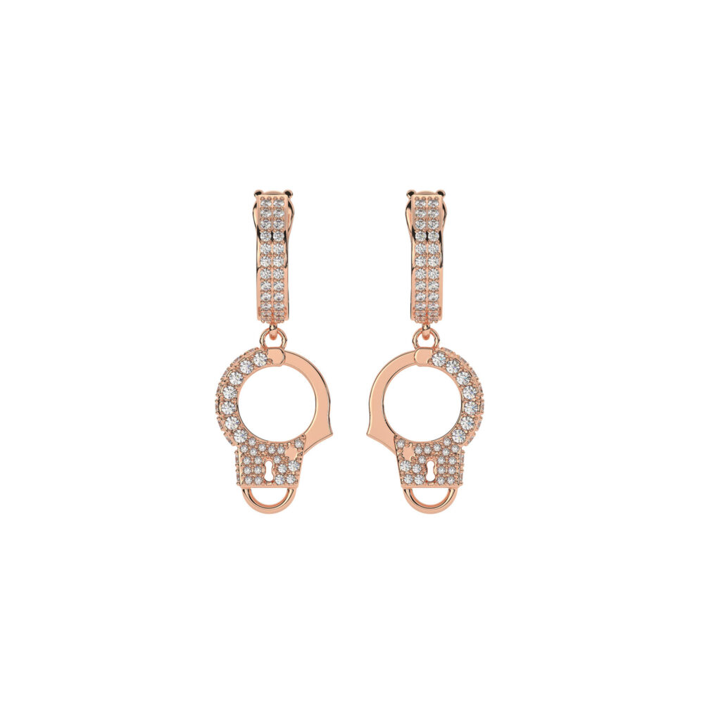 Bông Tai Pair Manacle Đính Đá BT059