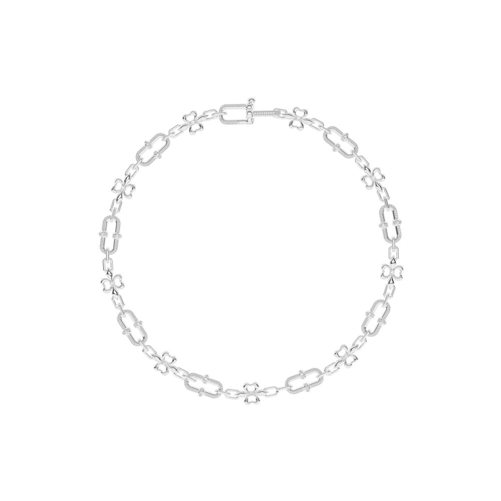 Dây Chuyền Fleur - De - U Đính Đá DC035