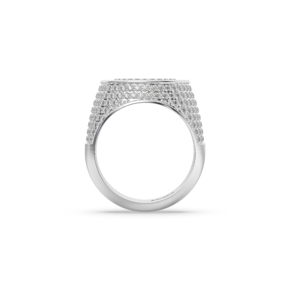 Nhẫn Tròn Chữ Z Đính Đá NU018